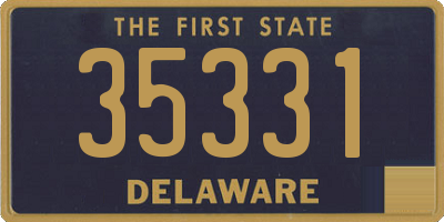 DE license plate 35331