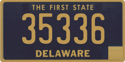 DE license plate 35336