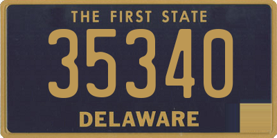 DE license plate 35340