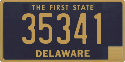 DE license plate 35341