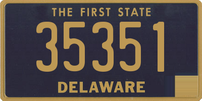 DE license plate 35351