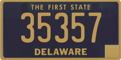 DE license plate 35357