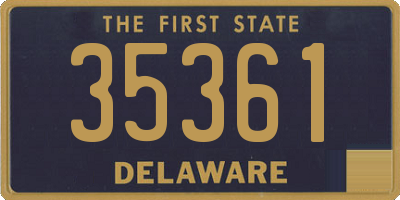 DE license plate 35361