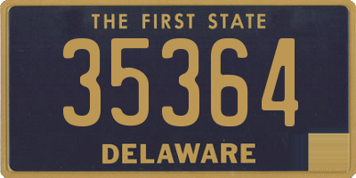 DE license plate 35364