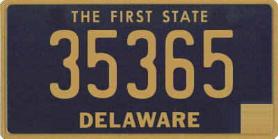 DE license plate 35365