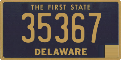 DE license plate 35367