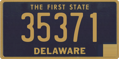 DE license plate 35371
