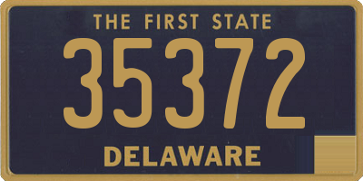 DE license plate 35372