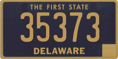 DE license plate 35373