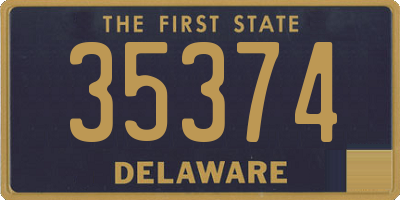 DE license plate 35374