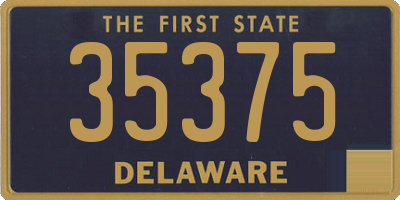 DE license plate 35375