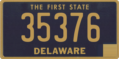 DE license plate 35376