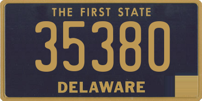 DE license plate 35380