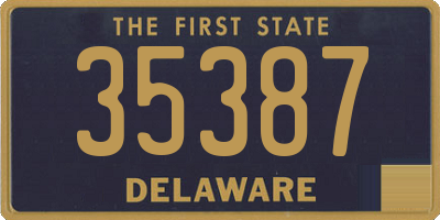 DE license plate 35387