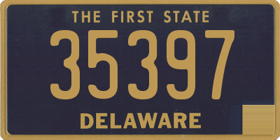 DE license plate 35397