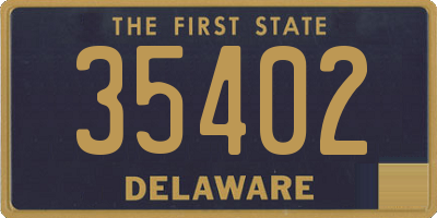 DE license plate 35402