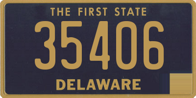 DE license plate 35406