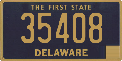 DE license plate 35408