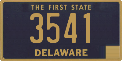 DE license plate 3541