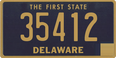 DE license plate 35412