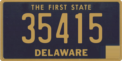 DE license plate 35415