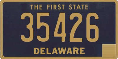 DE license plate 35426