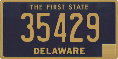 DE license plate 35429