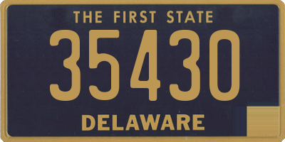 DE license plate 35430