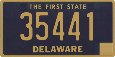 DE license plate 35441