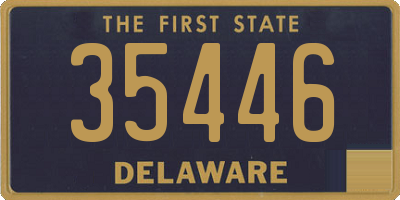 DE license plate 35446