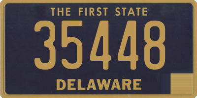 DE license plate 35448