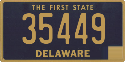 DE license plate 35449