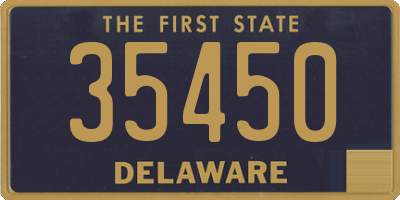 DE license plate 35450