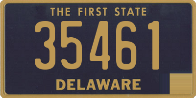 DE license plate 35461