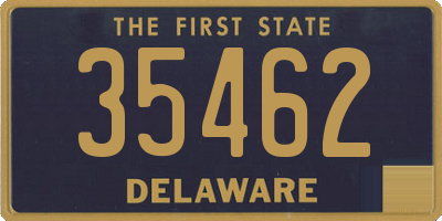 DE license plate 35462