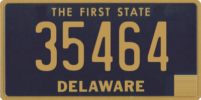 DE license plate 35464