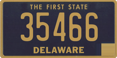 DE license plate 35466