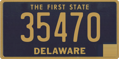 DE license plate 35470