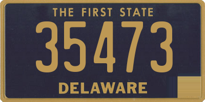 DE license plate 35473