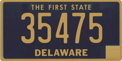 DE license plate 35475