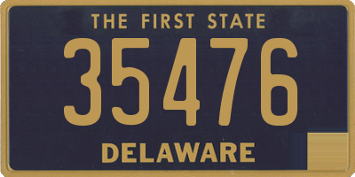 DE license plate 35476