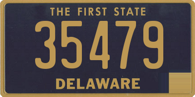 DE license plate 35479