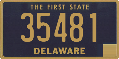 DE license plate 35481