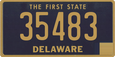 DE license plate 35483