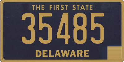 DE license plate 35485