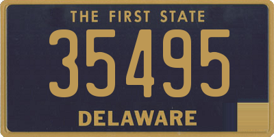 DE license plate 35495