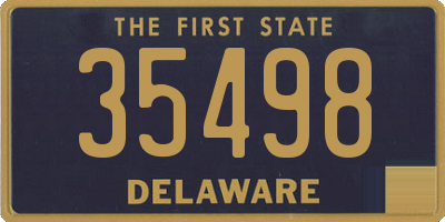 DE license plate 35498