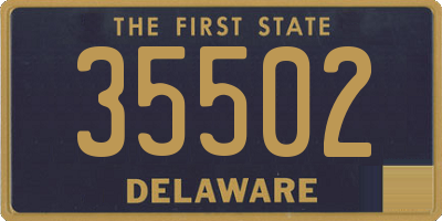 DE license plate 35502