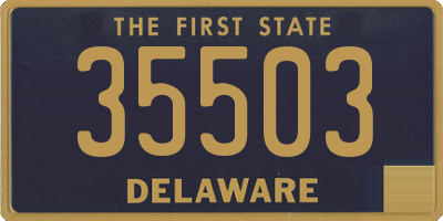 DE license plate 35503