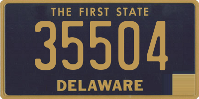 DE license plate 35504